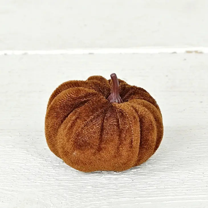 Mini Velvet Pumpkin