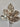 Champagne Metallic Pearl Magnolia Leaves Spray Pack of 3