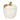 White Ceramic Pumpkin Canister