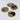 Black Agate Coaster Set of 4 coaster