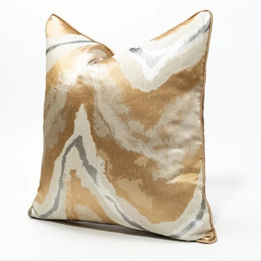 Metallic Lava Flow Throw Pillow - Exquisite Designs Home Décor 