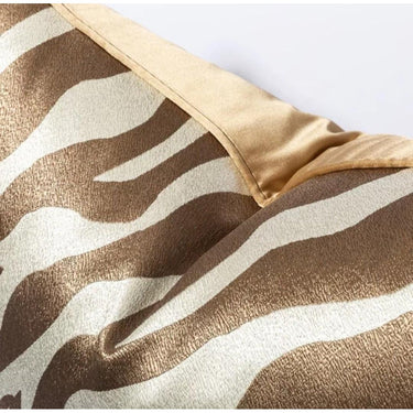 Brown Zebra Throw Pillow - Exquisite Designs Home Décor 
