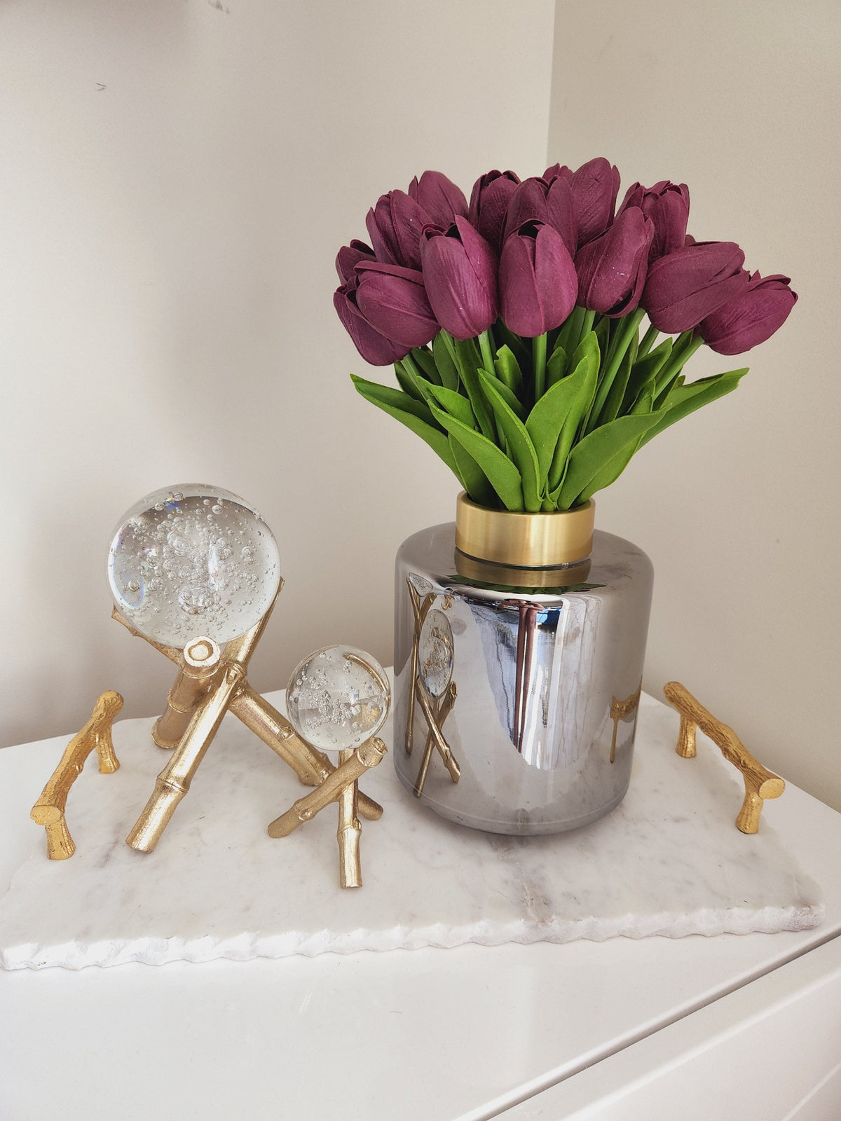 Real Touch Artificial Tulips - Exquisite Designs Home Décor 