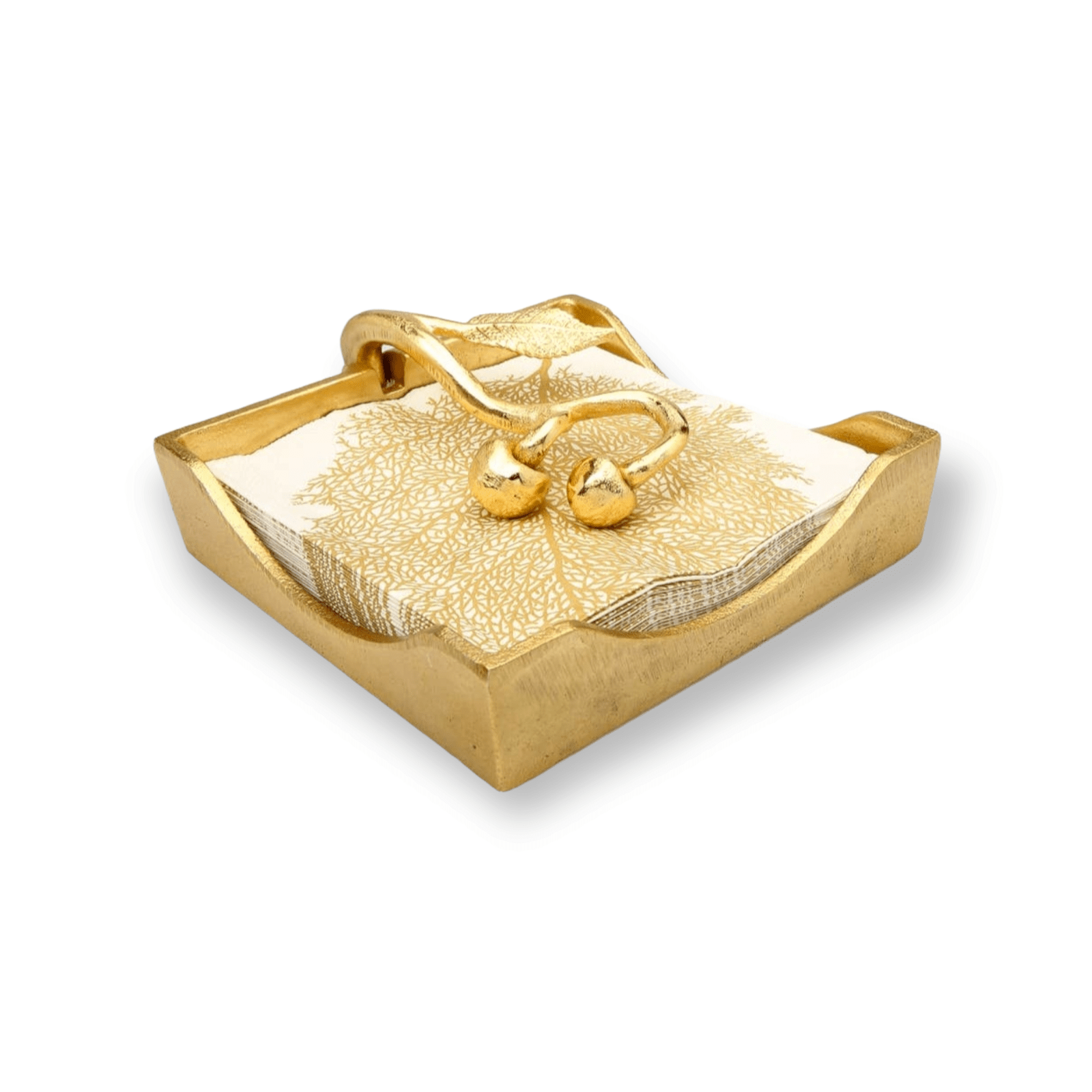 Gold Napkin Holder - Exquisite Designs Home Décor 