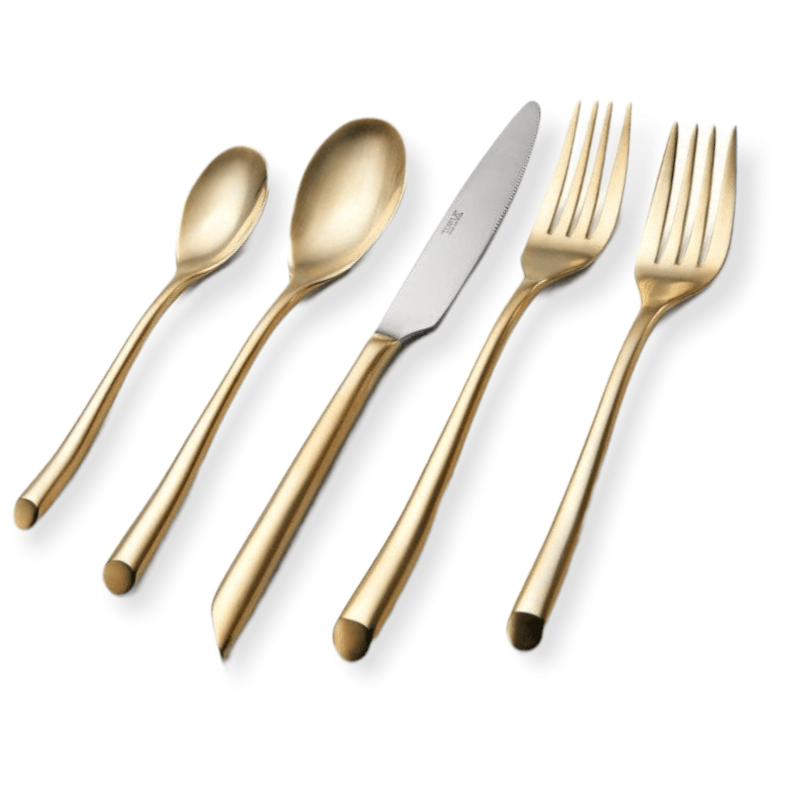 20pc Forged Gold Plated Flatware Set - Exquisite Designs Home Décor 