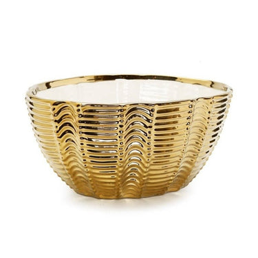 Gold Textured Bowl - Exquisite Designs Home Décor 