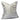 Silver Brushed Throw Pillow